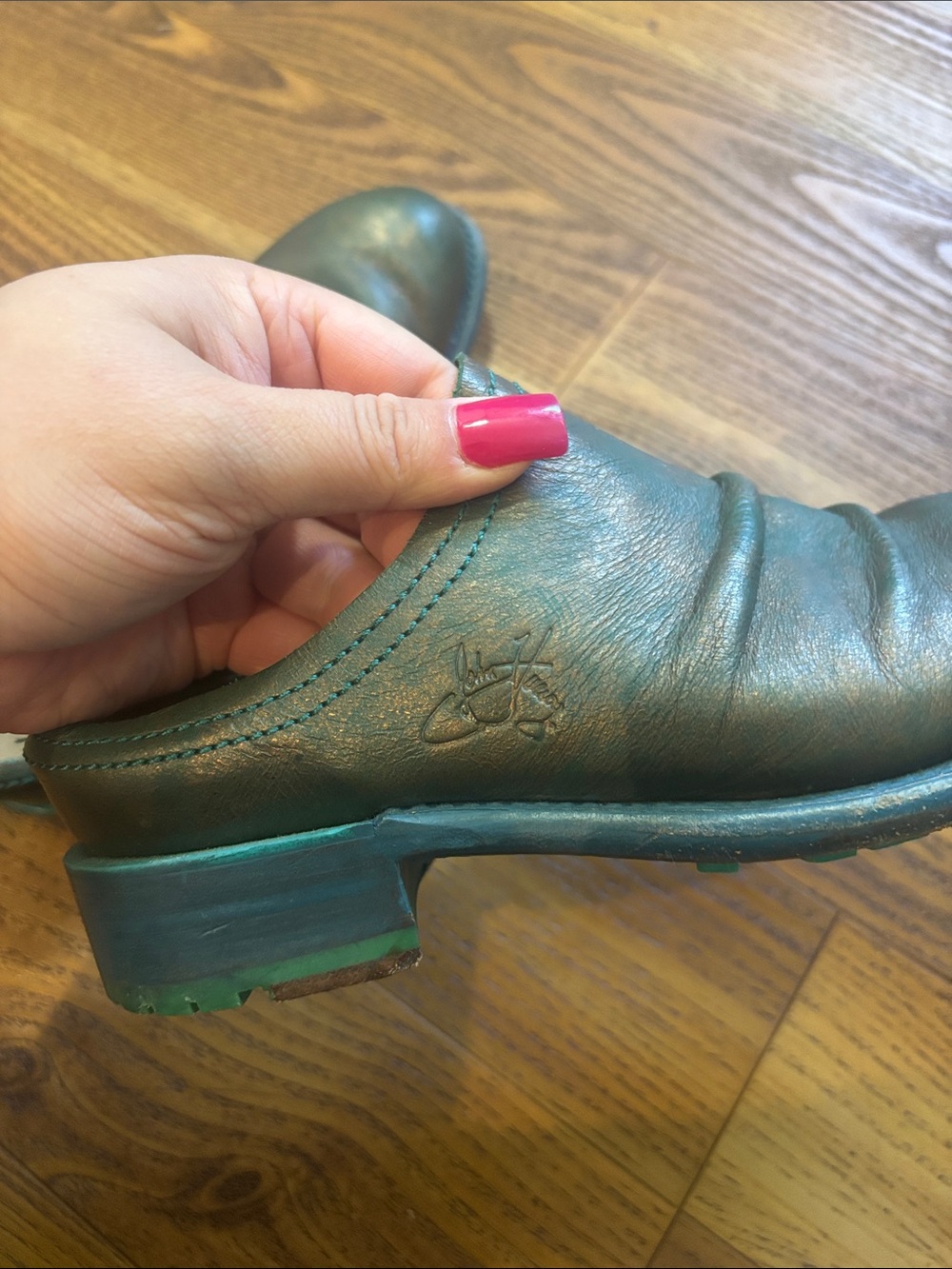 John Fluevog Tullia Causal Leather Mule - Picture 5 of 8